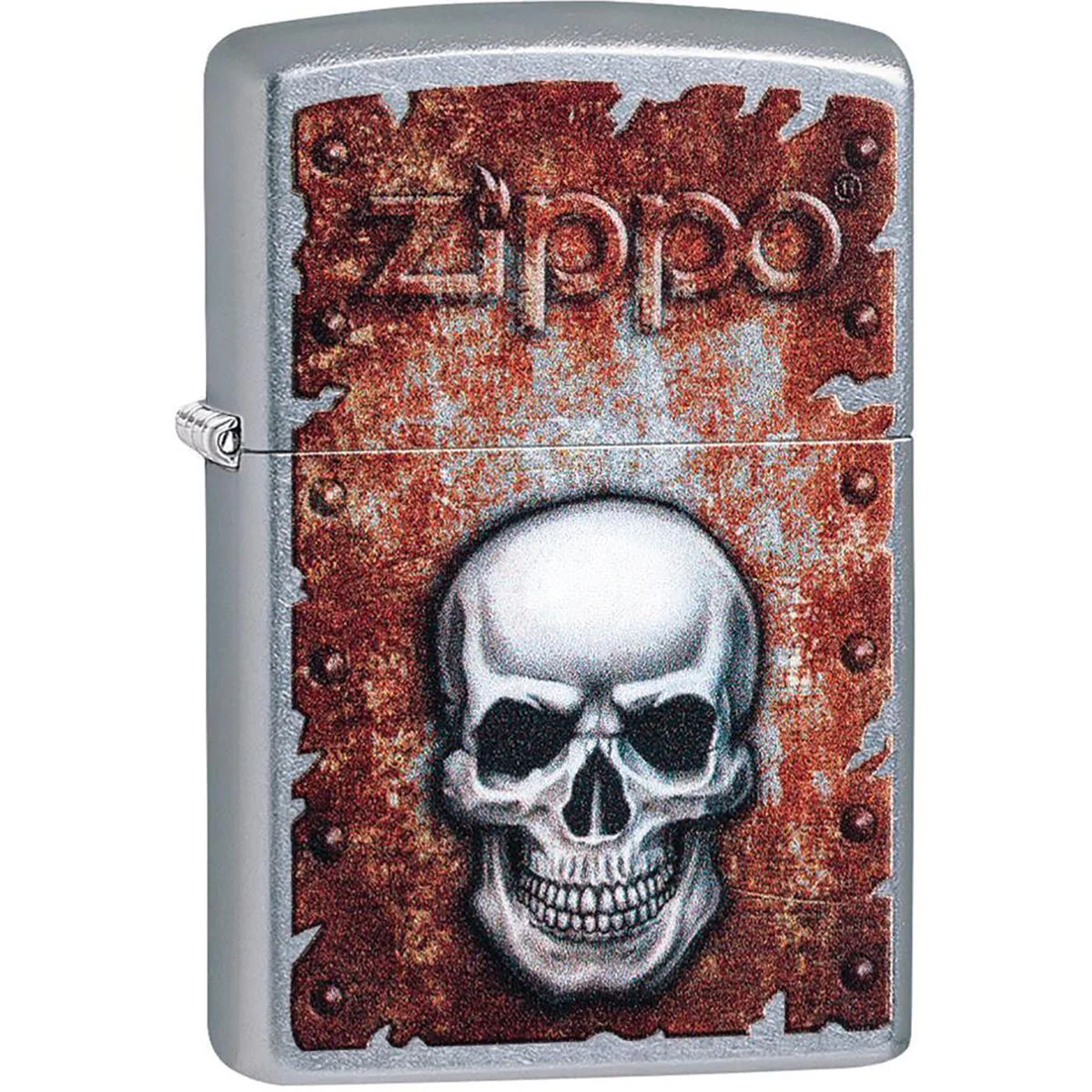 Zippo Rusted Skull Refillable Windproof Lighter