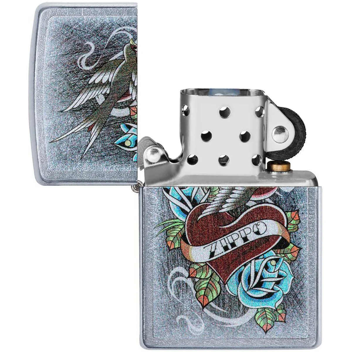 Zippo Vintage Tattoo Refillable Windproof Lighter - Image 2
